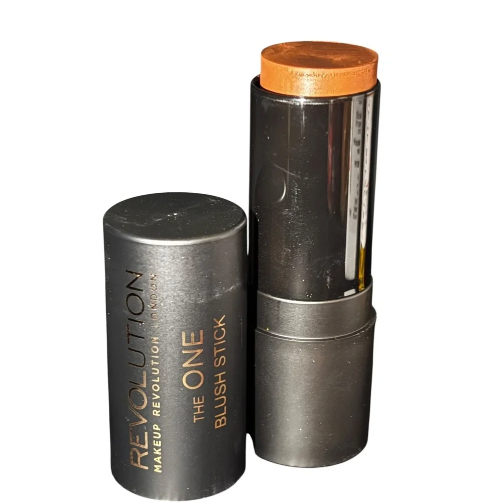 Revolution Makeup London The One Blush Stick Matte Malibu Orange 0.42oz 12g NIB